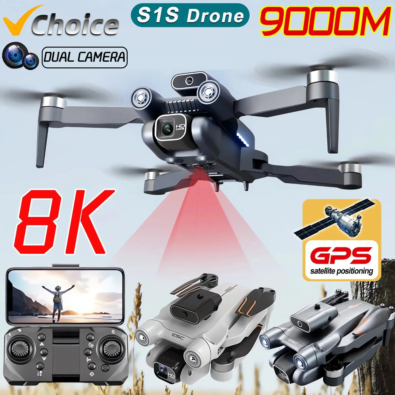 Drone Lidar - New S1S 5G GPS Drone Camera