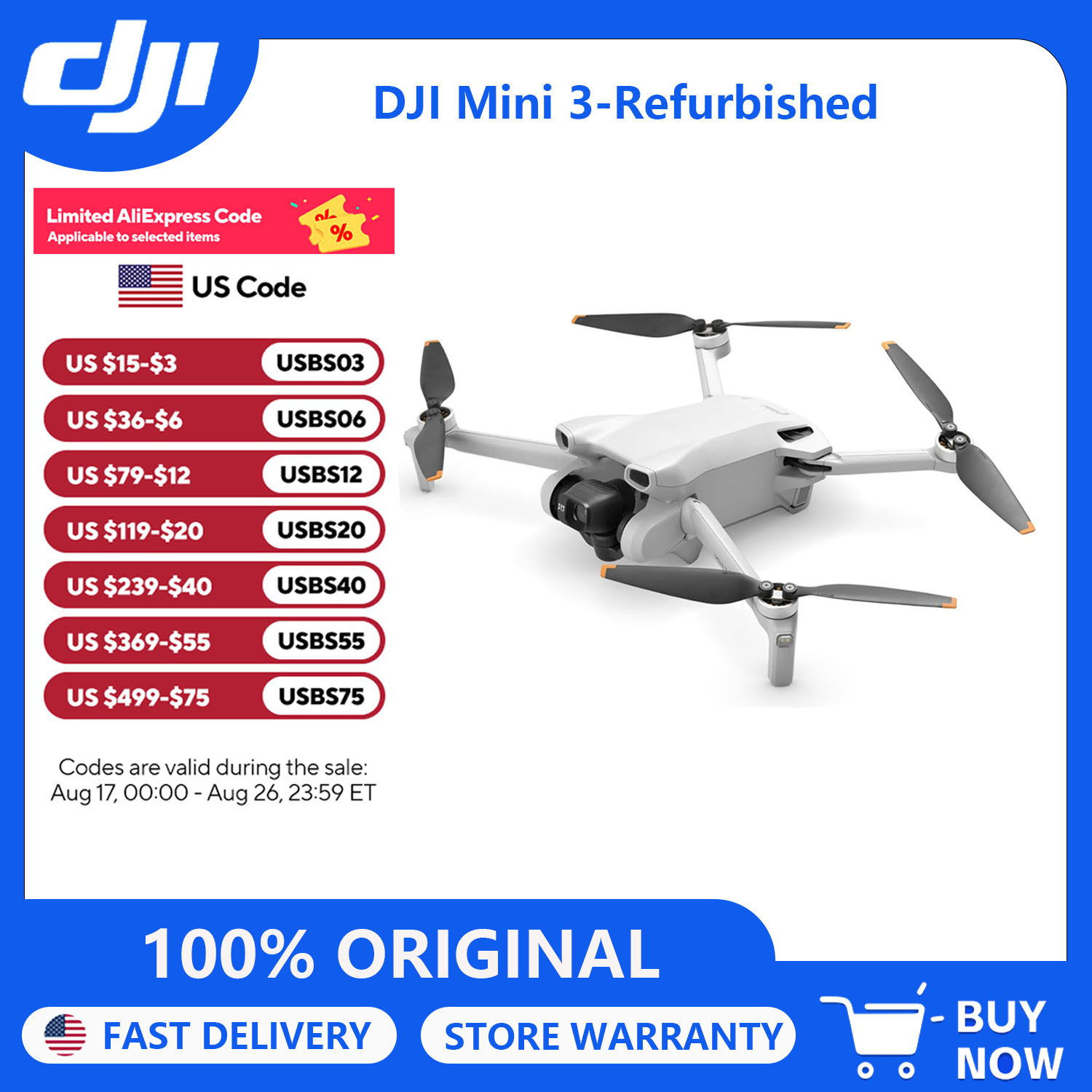 Refurbish DJI Mini 3 Drones wi - đánh giá và giá Drone Video Production