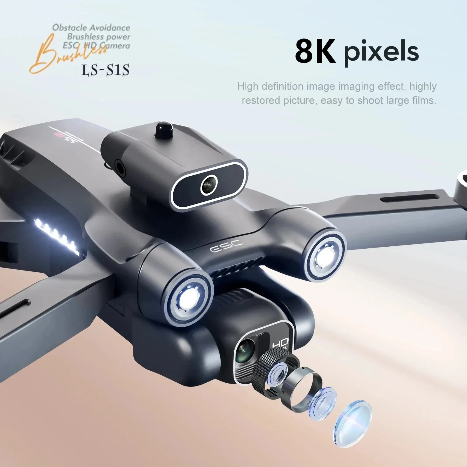 New S1S 5G GPS Drone Camera 8K - đánh giá và giá Drone Lidar