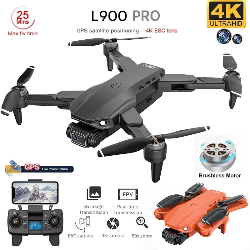 L900 Pro GPS Drone 4K Professi - đánh giá và giá Drone Lidar