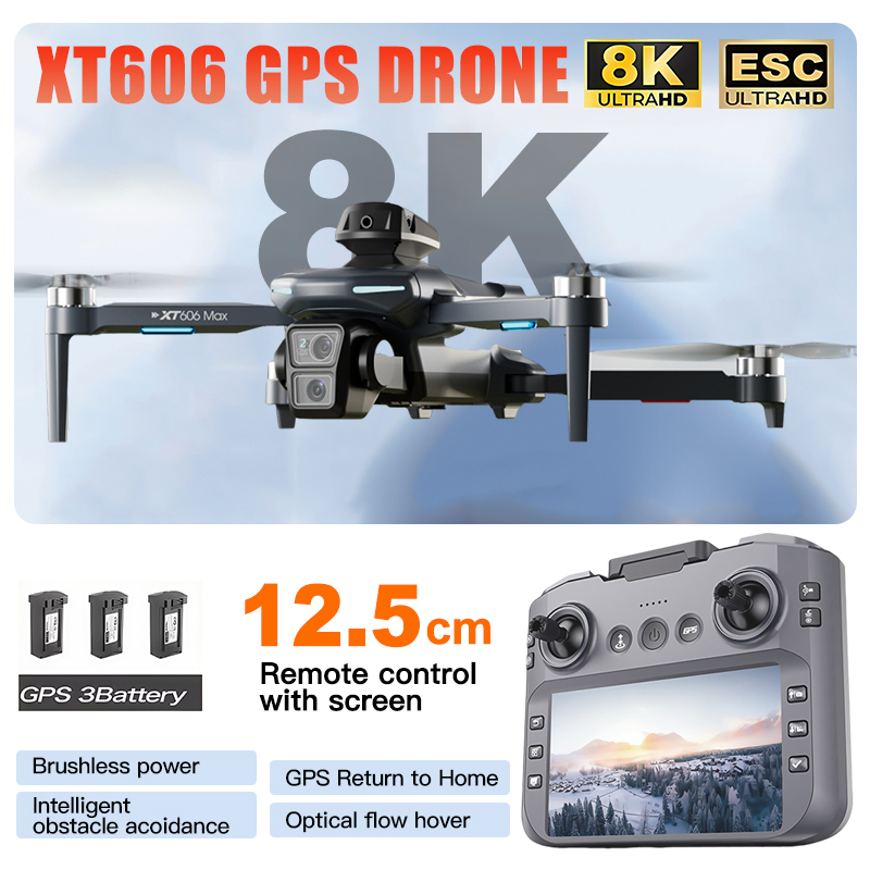 XT606 MAX 3 battery Drone 4k 8 - đánh giá và giá Drone Multispectral