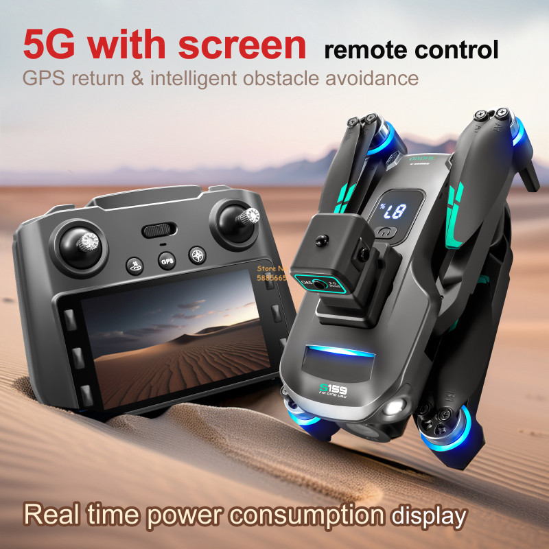 8K Dual Camera 5G WIFI FPV Rem - đánh giá và giá Drone Lidar