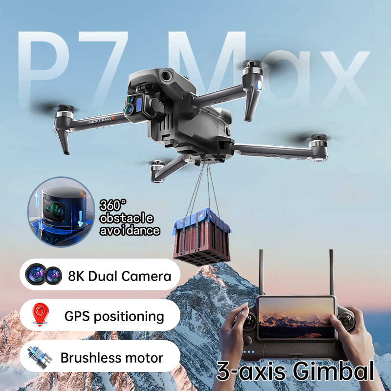 NEW P7 Max Drone 8K Camera GPS - đánh giá và giá Drone Multispectral