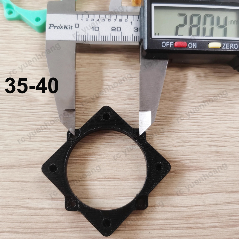 4PCS 3D Printed 4028 Cooling F - đánh giá và giá Drone 3D Modeling