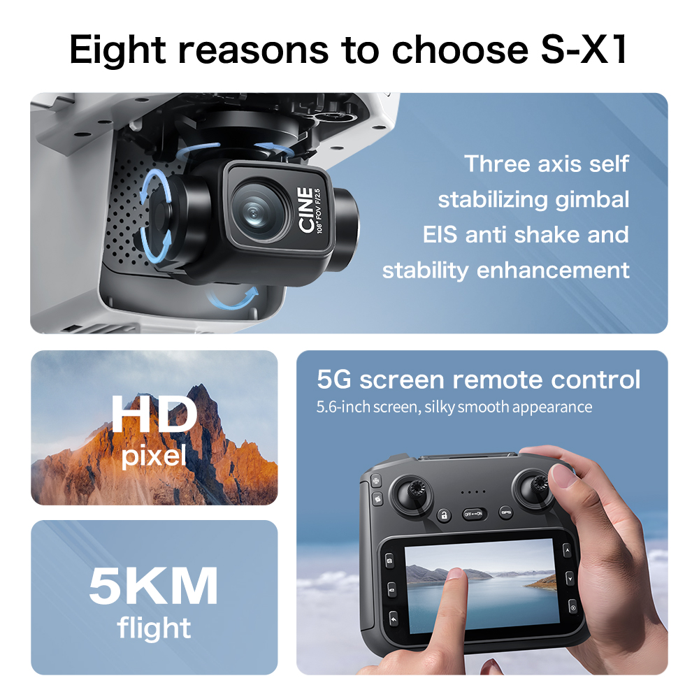 Top Deal S-X1 MAX GPS Drone 3  - đánh giá và giá Drone Multispectral