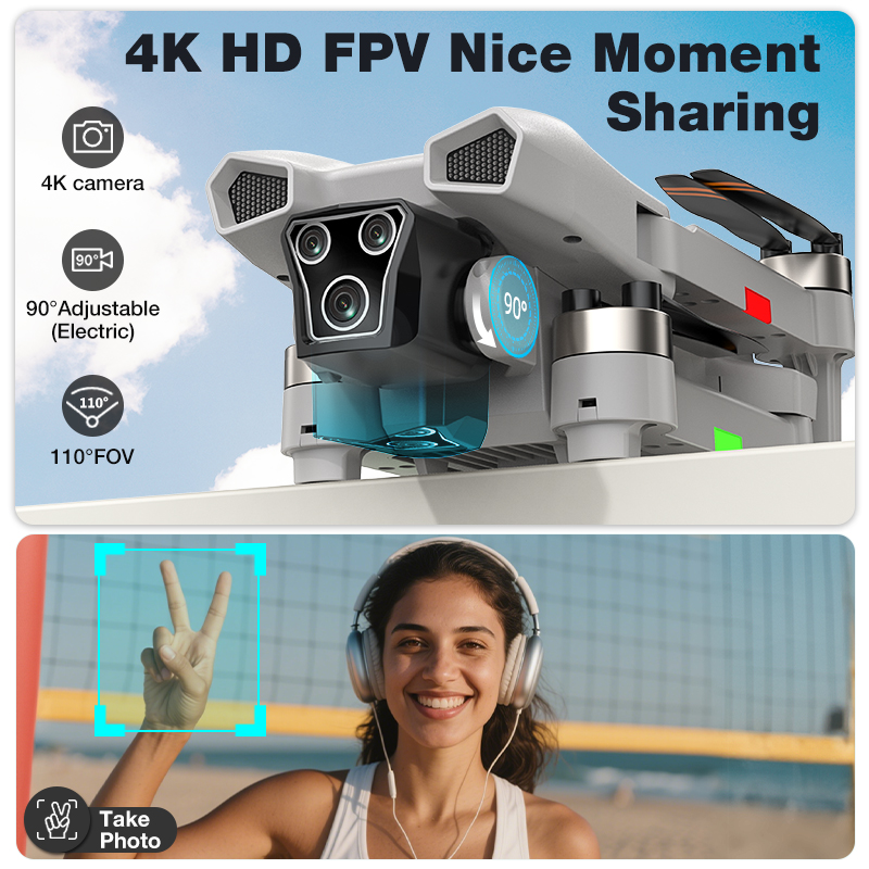 NEW Hot L017 Pro Drone Brushle - đánh giá và giá Drone Lidar