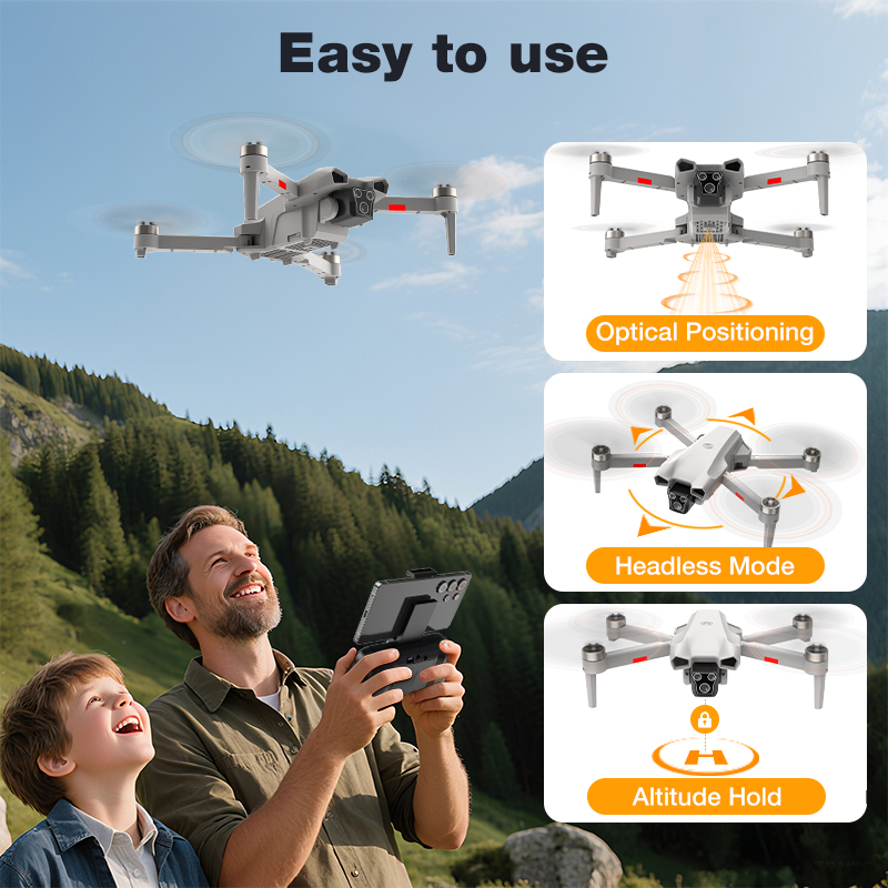 NEW Hot L017 Pro Drone Brushle - đánh giá và giá Drone Lidar